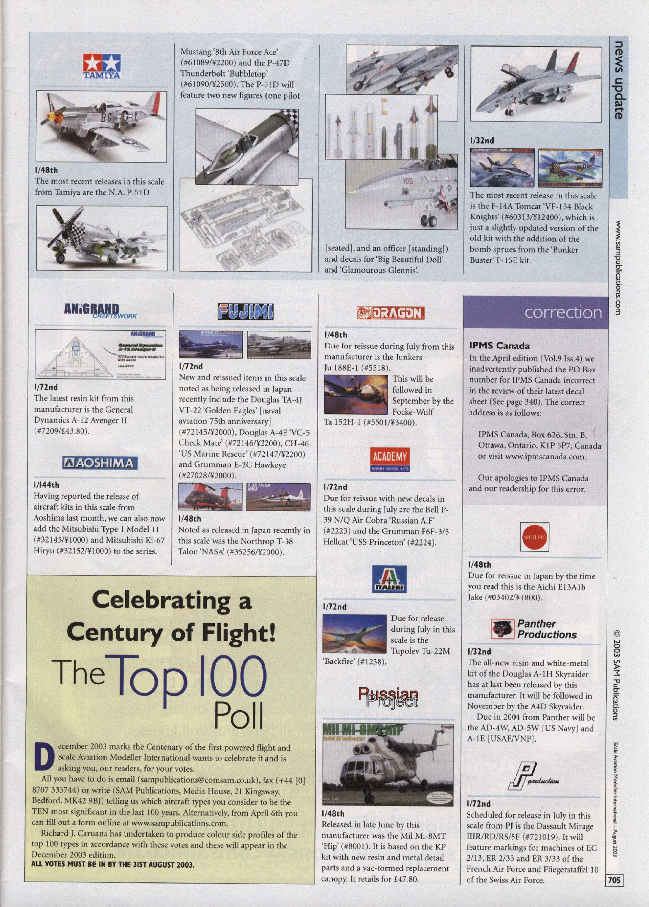 Scale Aviation Modeller International 2003-08
